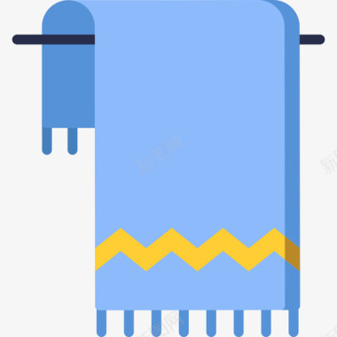 毛巾卫生常规2扁平图标图标