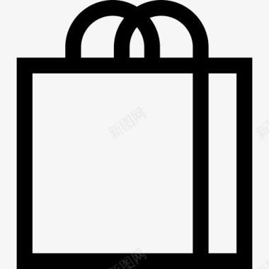 购物袋经济型9直线型图标图标
