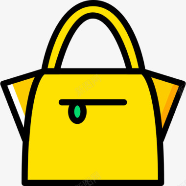 手提包女式配件2黄色图标图标