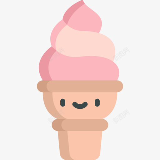 冰淇淋快餐23无糖图标svg_新图网 https://ixintu.com 冰淇淋 快餐23 无糖