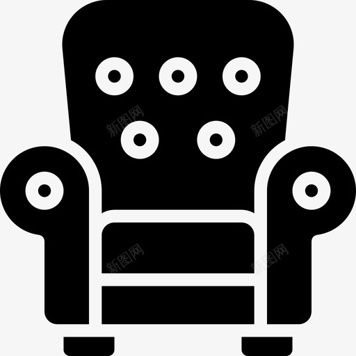 扶手椅家具59填充物图标svg_新图网 https://ixintu.com 填充物 家具59 扶手椅