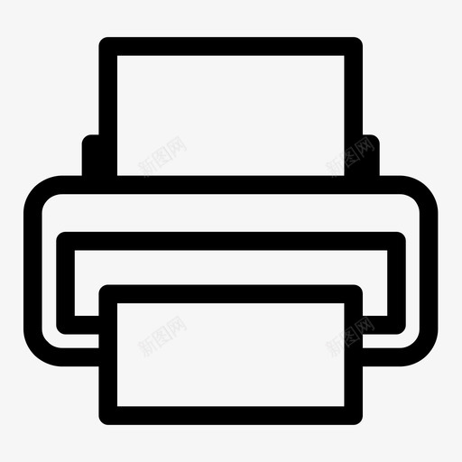 打印机纸张纸张打印机图标svg_新图网 https://ixintu.com 打印 打印机 纸张 纸张打印机