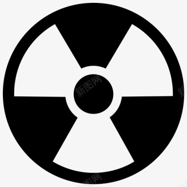 核符号危险标志危险符号图标图标
