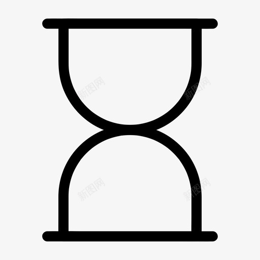 沙漏沙表时间线图标svg_新图网 https://ixintu.com 所有尺寸的基本图标 时间线 沙漏 沙表 等待 计时器