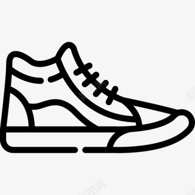 运动鞋服装款式3直线型图标图标