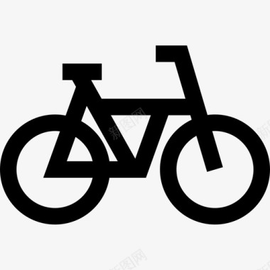 自行车练习3直线图标图标