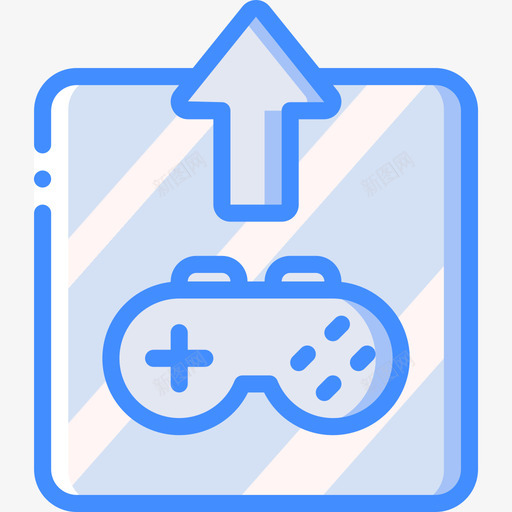 Gamepad游戏开发4蓝色图标svg_新图网 https://ixintu.com Gamepad 游戏开发4 蓝色