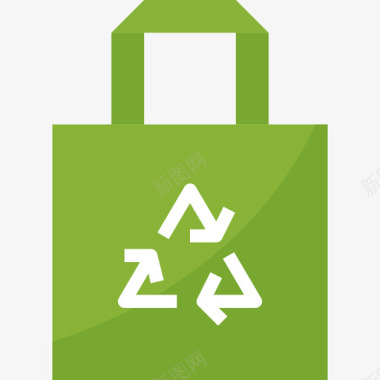 环保袋购物78扁平图标图标