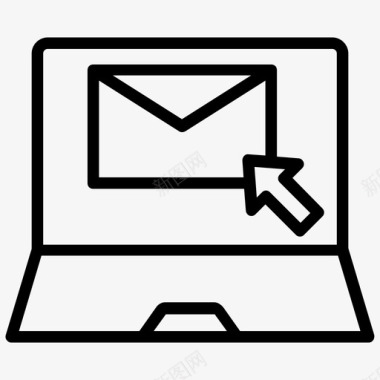 电子邮件商务电子邮件互联网聊天图标图标