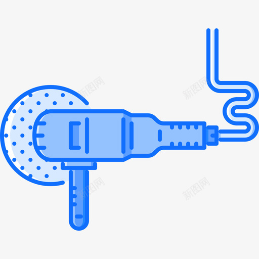 角磨机12号楼蓝色图标svg_新图网 https://ixintu.com 12号楼 蓝色 角磨机