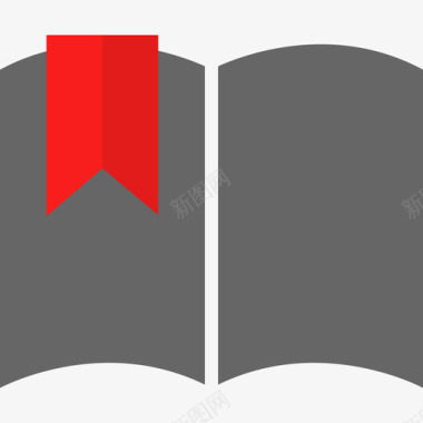 书本标记教育32平铺图标图标