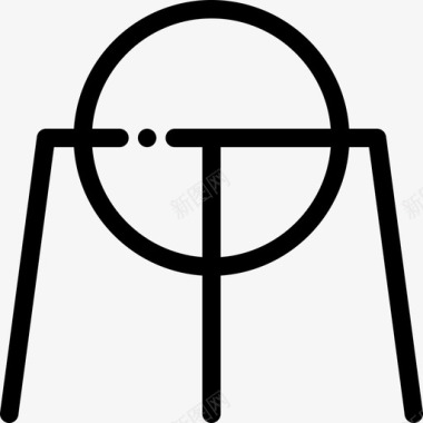 胶囊宇宙21直线型图标图标