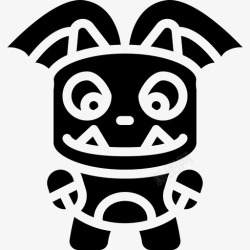 石像鬼石像鬼怪物6填充图标高清图片