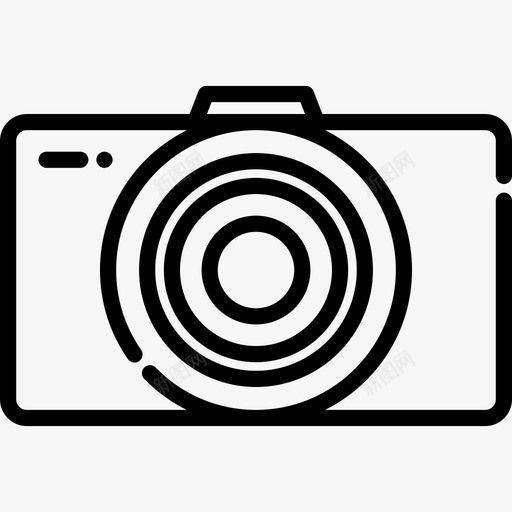 袖珍摄像机技术5线性图标svg_新图网 https://ixintu.com 技术5 线性 袖珍摄像机