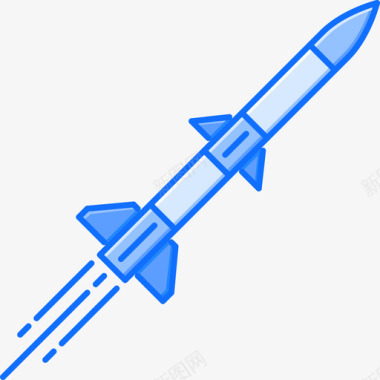 火箭战争8蓝色图标图标