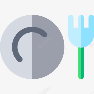 晚餐厨房工具8平板图标图标