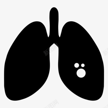 肺癌癌症香烟图标图标