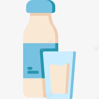 牛奶早餐3无糖图标图标