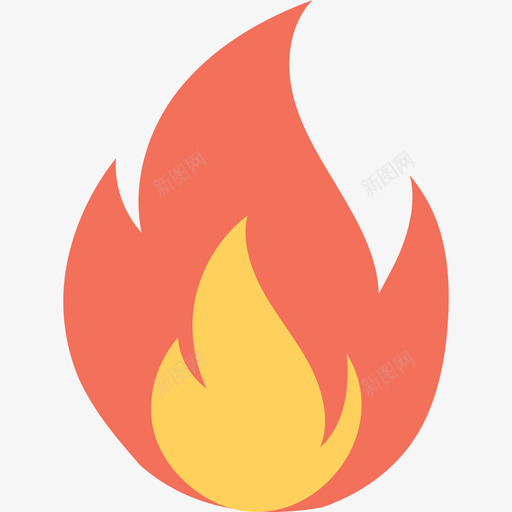 火焰自然与生态平坦图标svg_新图网 https://ixintu.com 平坦 火焰 自然与生态