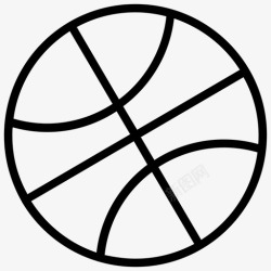 篮球比赛标志篮球篮球比赛运球图标高清图片