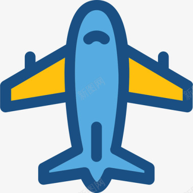 飞机全球物流4duotone图标图标
