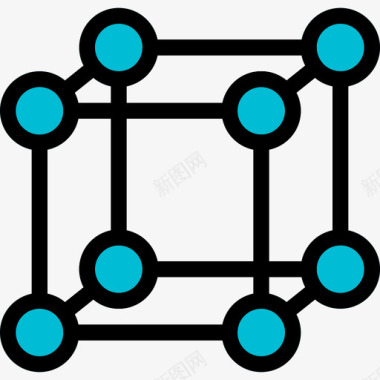 分子科学51线性颜色图标图标