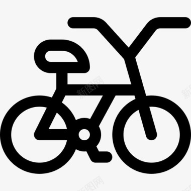 自行车极限运动14直线型图标图标