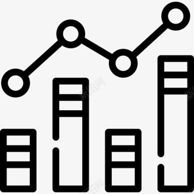 条形图图表3线性图标图标