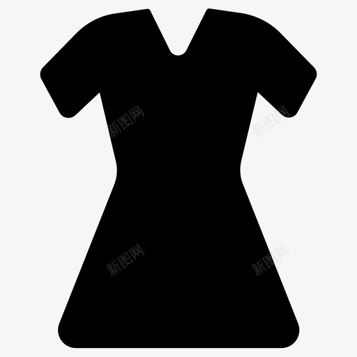 衣服时尚女人图标svg_新图网 https://ixintu.com 女人 时尚 衣服