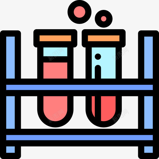 管化学20线性颜色图标svg_新图网 https://ixintu.com 化学20 管 线性颜色