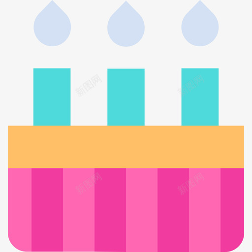 生日蛋糕婴儿52扁平图标svg_新图网 https://ixintu.com 婴儿52 扁平 生日蛋糕