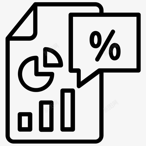 业务报告业务增长财务报告图标svg_新图网 https://ixintu.com 业务增长 业务报告 产品管理线图标 图表 市场分析 财务报告 饼图