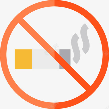 禁止吸烟禁止信号图标图标
