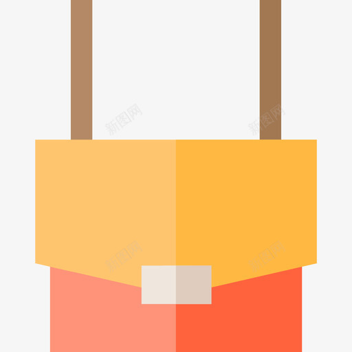 手提包服装款式4扁平图标svg_新图网 https://ixintu.com 扁平 手提包 服装款式4