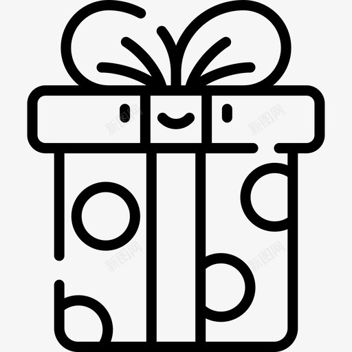 圣诞礼物92直系图标svg_新图网 https://ixintu.com 圣诞礼物92 直系