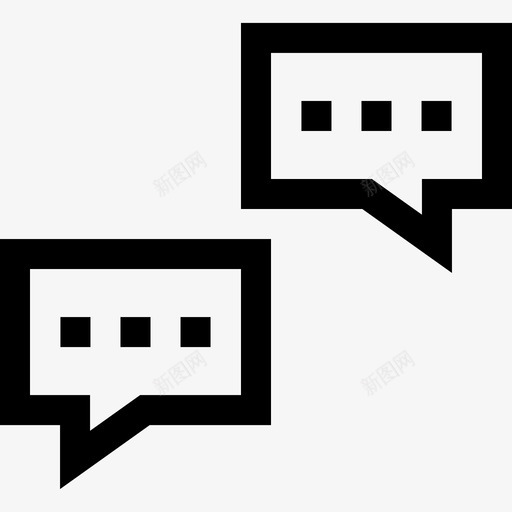 对话帮助和支持4直系图标svg_新图网 https://ixintu.com 对话 帮助和支持4 直系