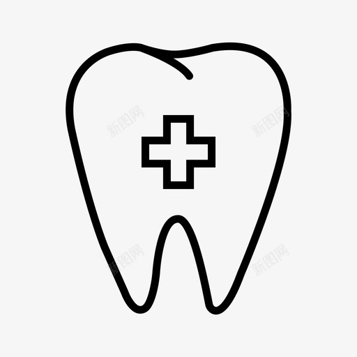 牙医牙科牙科医院图标svg_新图网 https://ixintu.com 保健 医疗和医院 牙医 牙科 牙科医院 牙齿