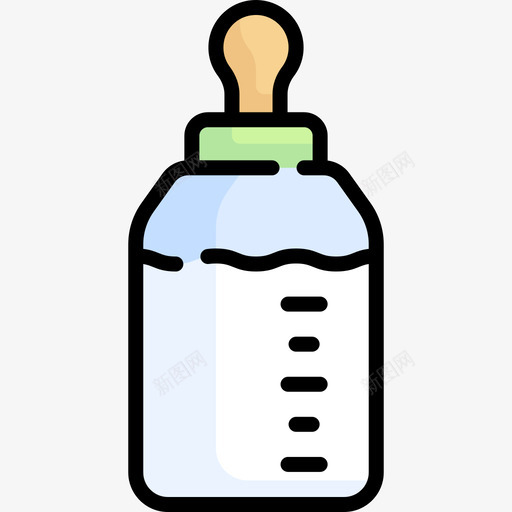 奶瓶母性2线性颜色图标svg_新图网 https://ixintu.com 奶瓶 母性2 线性颜色
