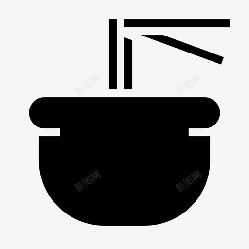面条亚洲面碗图标svg_新图网 https://ixintu.com 亚洲面 碗 面条 食品 食品和饮料铭文