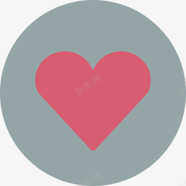 心脏基本要素4平坦图标图标