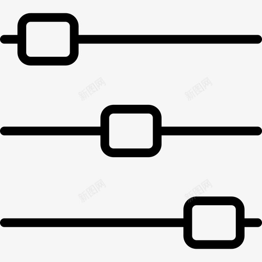 控制要素21线性图标svg_新图网 https://ixintu.com 控制 线性 要素21