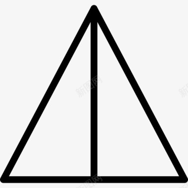 三角形ui接口18线性图标图标
