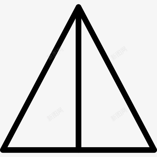 三角形ui接口18线性图标svg_新图网 https://ixintu.com ui接口18 三角形 线性
