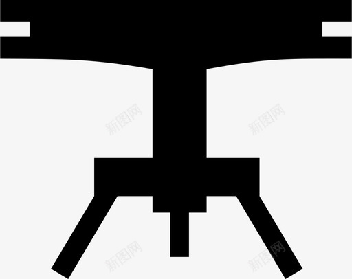 桌子椅子餐桌图标svg_新图网 https://ixintu.com 家具 桌子 椅子 餐厅 餐桌