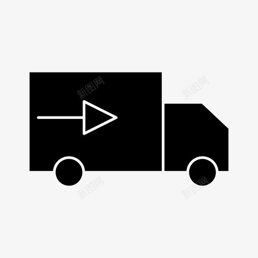 货车交付更快营销图标svg_新图网 https://ixintu.com ui字形 web 更快 营销 货车交付 运输