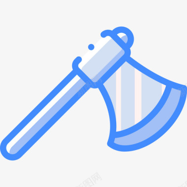 斧头工具29蓝色图标图标