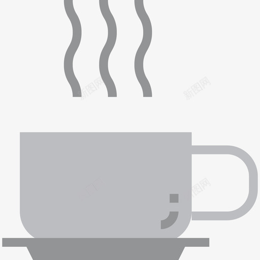 咖啡杯食品和饮料3平的图标svg_新图网 https://ixintu.com 咖啡杯 平的 食品和饮料3