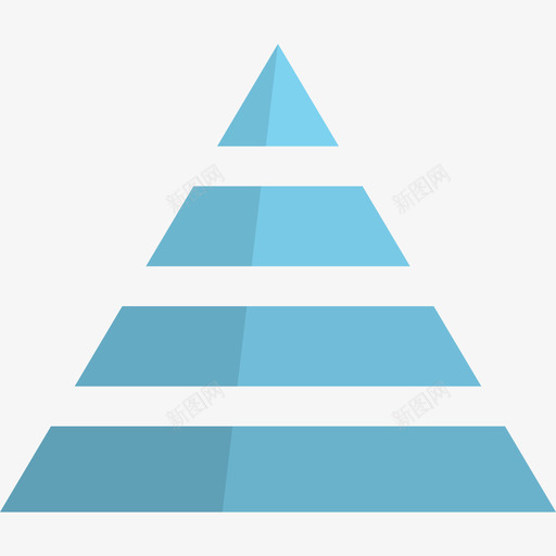 金字塔形电子和网络元素收集平面图标svg_新图网 https://ixintu.com 平面 电子和网络元素收集 金字塔形