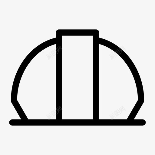 工人头盔工程师帽子图标svg_新图网 https://ixintu.com 工人头盔 工程师 帽子