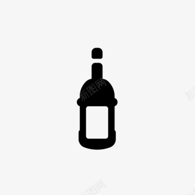 酒瓶葡萄酒贝弗拉盖菲尔1图标图标